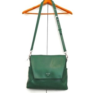 🌿MATT & NAT Minka Hobo emerald green flap purse